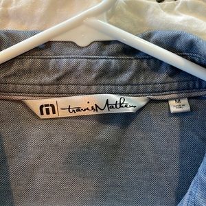 Travis Mathew Blue/Steel polo shirt size Medium